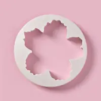 Формы для вырезания теста и мастики Доляна &laquo;Пионы&raquo;, набор 4 шт.: d=8.5/10 /11.5/14.5 см, пластик, белые