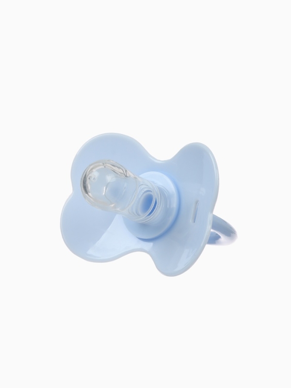 Пустышка классическая, с держателем, +0мес., цвет голубой Пустышка классическая, с держателем, +0мес., цвет голубой