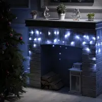 Гирлянда &laquo;Бахрома&raquo; 3&times;0.5 м, IP20, тёмная нить, 80 LED, свечение белое, 8 режимов, 220 В