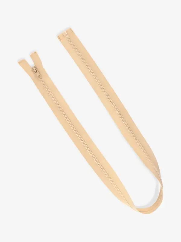 Молния &laquo;Трактор&raquo;, №5, разъёмная, замок автомат, 80 см, бежевая