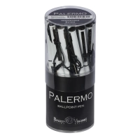 Ручка шариковая автомат. PALERMO бел.мет.корп, 0,7мм синяя 20-0250/14