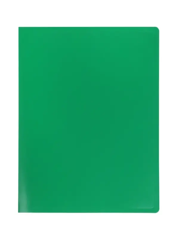 Папка с 60 вкладышами А4, 500 мкм, Calligrata, текстура &laquo;песок&raquo;, зелёная