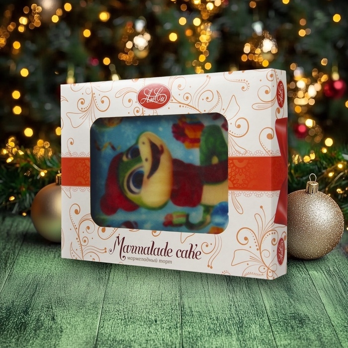 Новый год. Мармеладный торт "Символ года", МИКС, 350 г