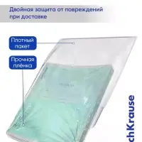 Тетрадь 12 листов в линейку ErichKrause CoverPro fizzy, бирюзовая