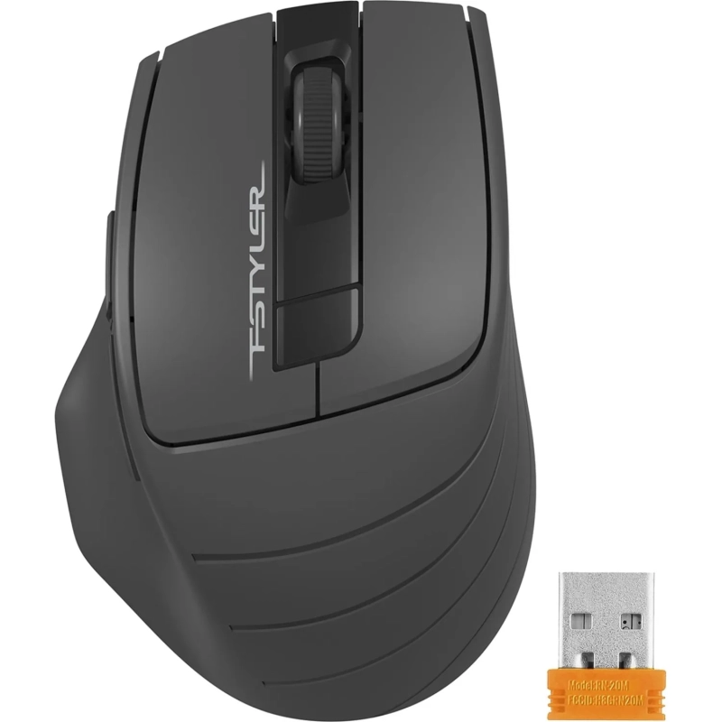 Мышь компьютерная A4Tech Fstyler (FG30S GREY) сер/2000dpi/беспроводн/6кн