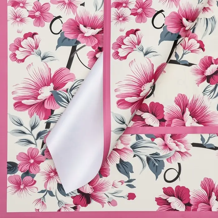 Пленка для цветов матовая, «Цветочная композиция», 57×57 см Пленка для цветов матовая, «Цветочная композиция», 57×57 см