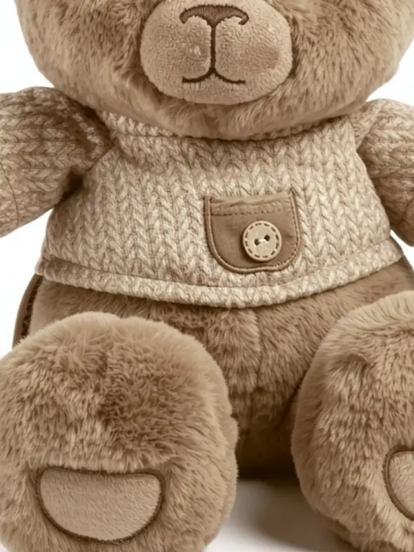 Мягкая игрушка "Медведь Отис, в свитере", цвет бурый, 25 см МОтис/25/230-1