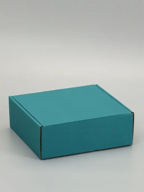 Коробка самосборная, изумрудная, 26 х 24 х 10 см