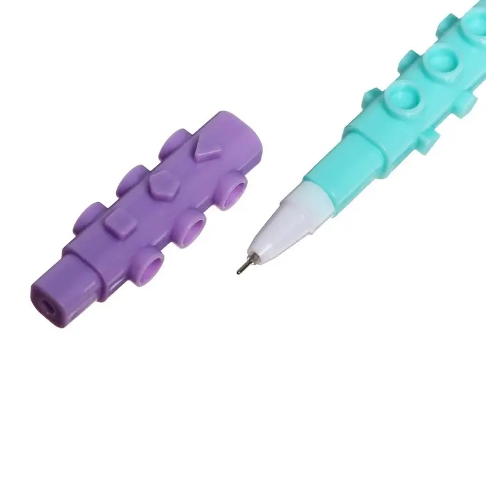 Ручка - прикол гелевая Calligrata «Конструктор», МИКС Ручка - прикол гелевая Calligrata «Конструктор», МИКС