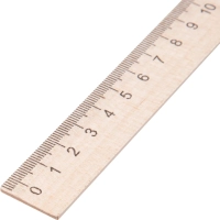 Линейка деревянная 20см 3шт/уп