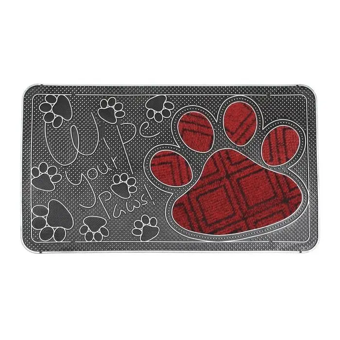 Коврик придверный Доляна &laquo;Лапка&raquo;, 40&times;70 см, МИКС