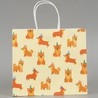 Пакет подарочный &laquo;Пёсики&raquo;, 25 х 22 х 12 см