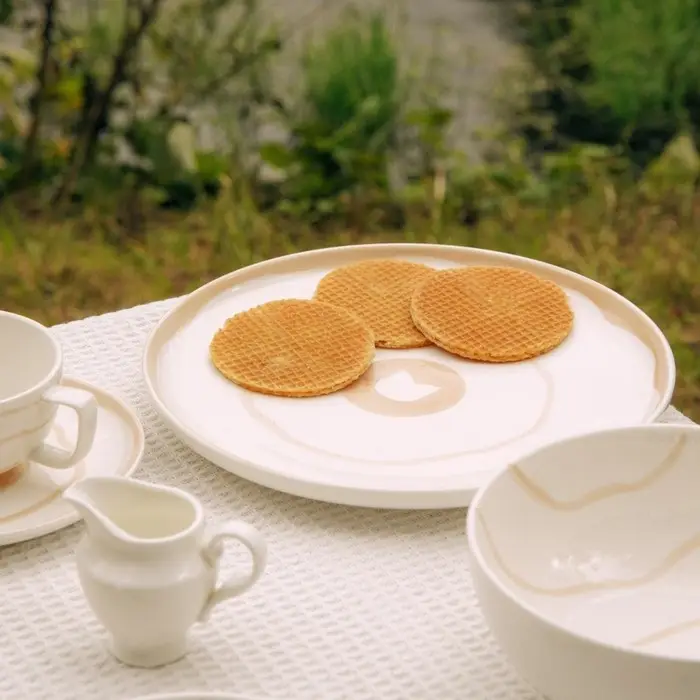 Тарелка SL Home &laquo;Гато&raquo;, d=28 см, фарфор, белая