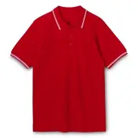 Рубашка поло Virma Stripes, красная, размер S