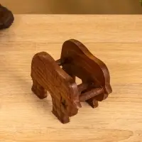 Подставка под горячее "Слон" (набор 6 шт), 12х12х6,5 см, дерево шишам Подставка под горячее "Слон" (набор 6 шт), 12х12х6,5 см, дерево шишам