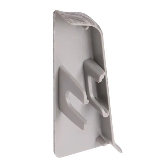 Торцевые заглушки для плинтуса «Деконика», пара, 55 мм, цвет 210 дуб пепельный