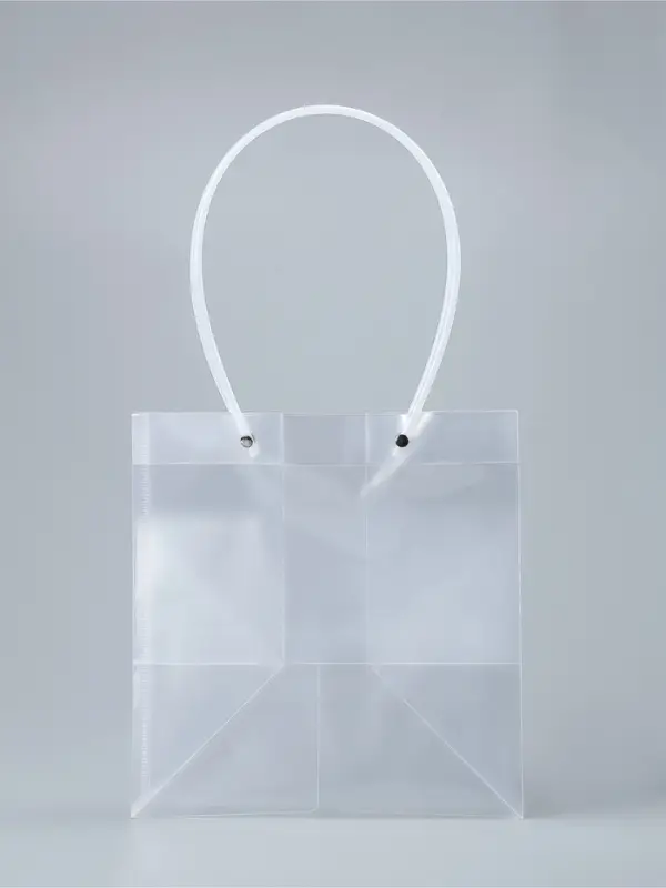 Пакет подарочный с квадратным дном, ПП прозрачный, 23&times;18&times;24 см