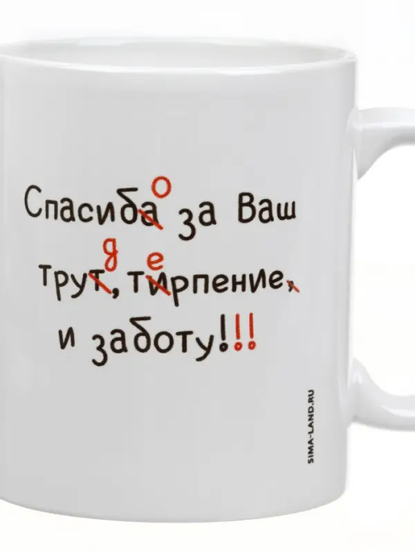 Кружка чайная керамическая &laquo;Лучший учитель&raquo;, 320 мл