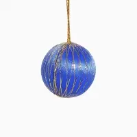 Ёлочные игрушки &laquo;Золотая нить&raquo;, шары новогодние, d=4 см, набор 6 шт., МИКС