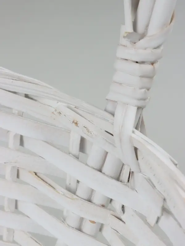 Корзина плетеная (ива) 39х29H10/16/49, 1 шт., белый