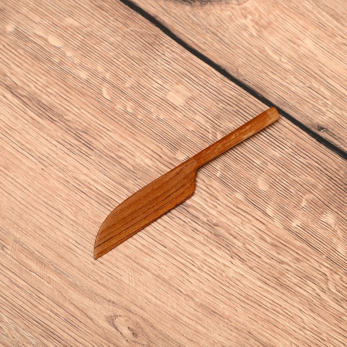 Нож 17 х 2,5 х 0,5 см, тиковое дерево Нож 17 х 2,5 х 0,5 см, тиковое дерево