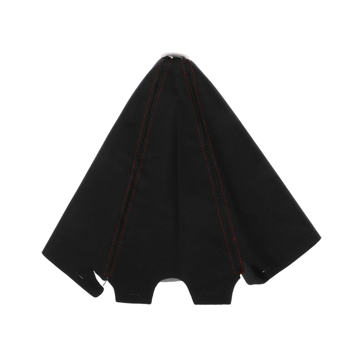 Кожух рычага КПП, кожа PU, универсальный, черный Кожух рычага КПП, кожа PU, универсальный, черный