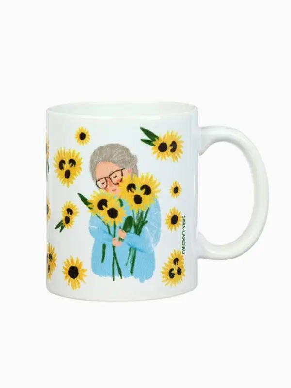 Кружка чайная керамическая &laquo;Кружка для бабушки&raquo;, 320 мл