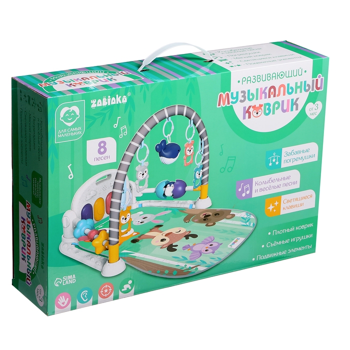 Развивающий музыкальный коврик, звук, свет Развивающий музыкальный коврик, звук, свет