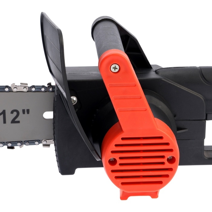 Пила цепная аккумуляторная ТУНДРА, 21 В, 3 Ач, Li-ion, 12 Пила цепная аккумуляторная ТУНДРА, 21 В, 3 Ач, Li-ion, 12", шаг 3/8", 45 звеньев