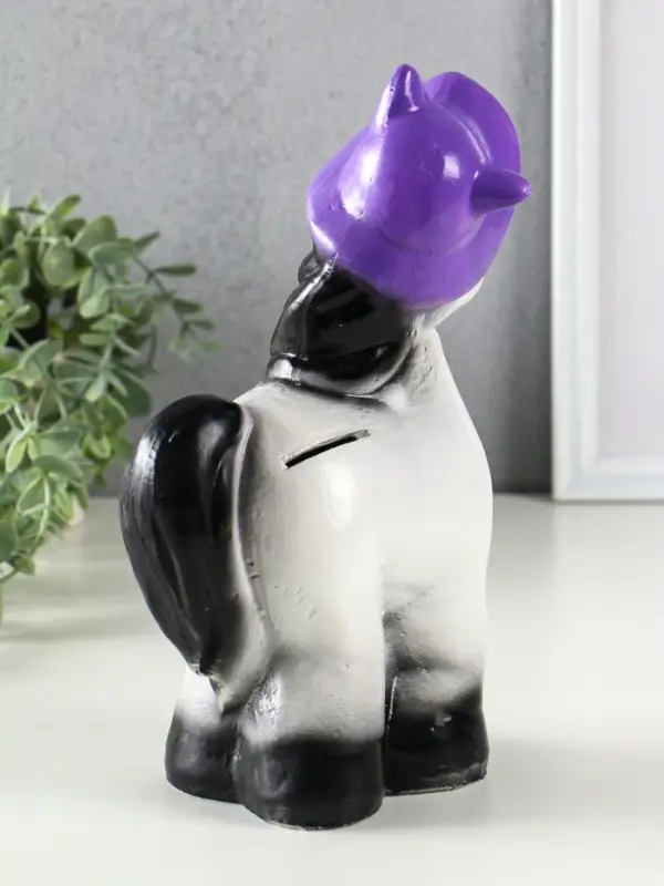 Копилка "Лошадь в панаме" 25х18х11 см, белый