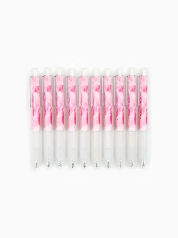 Ручка шариковая с резиновым держателем "Ты вдохновляешь", синяя паста 0.5 мм