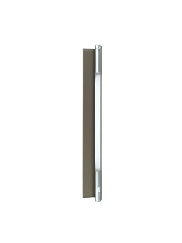 BRITE Рамка 1 пост РУ-1-2-БрД стекло дымчатый