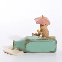 Фигурка полистоун &laquo;Мышки пролили молоко&raquo; 11.8&times;7.5&times;8 см