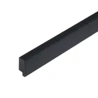 Профиль универсальный окантовочный 3D RAIL, 2700&times;25&times;11 мм, цвет чёрный