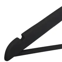 VETTA Вешалка деревянная, софт тач, 44.5x23x1.2см, черная