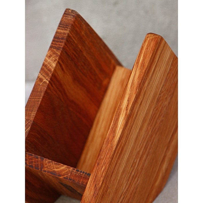 Салфетница вертикальная Adelica, 14×7 см, дуб Салфетница вертикальная Adelica, 14×7 см, дуб