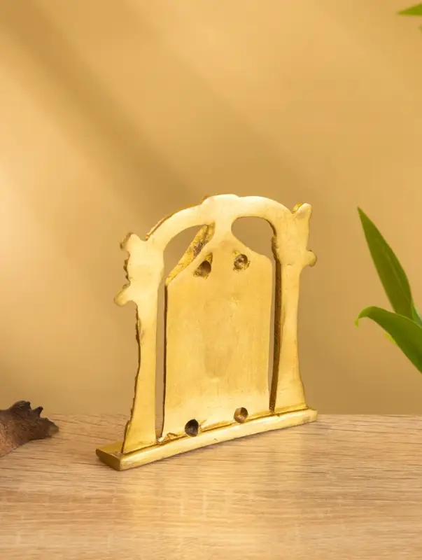 Сувенир "Лакшми" латунь 9,5х10,5 см