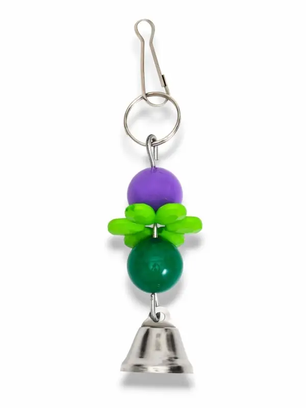 Игрушка для птиц &laquo;Цветочек&raquo;, 10&times;3 с, с шариками, цвет МИКС