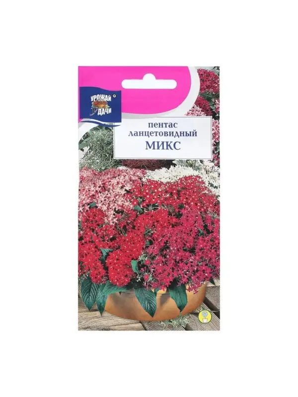 Семена цветов Пентас ланцетовидный "Микс F1", 0,003 г. в амп.