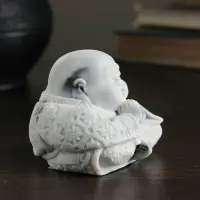 Фигурка &laquo;Китайский Будда&raquo;, мраморная крошка, 5.5 см
