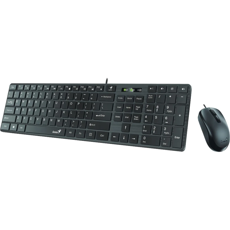 Набор клавиатура+мышь Genius SlimStar C126 (USB), Black      (31330007402)
