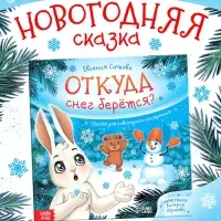 Книга новогодняя «Откуда снег берётся?», 32 стр., в твёрдом переплёте Книга новогодняя «Откуда снег берётся?», 32 стр., в твёрдом переплёте