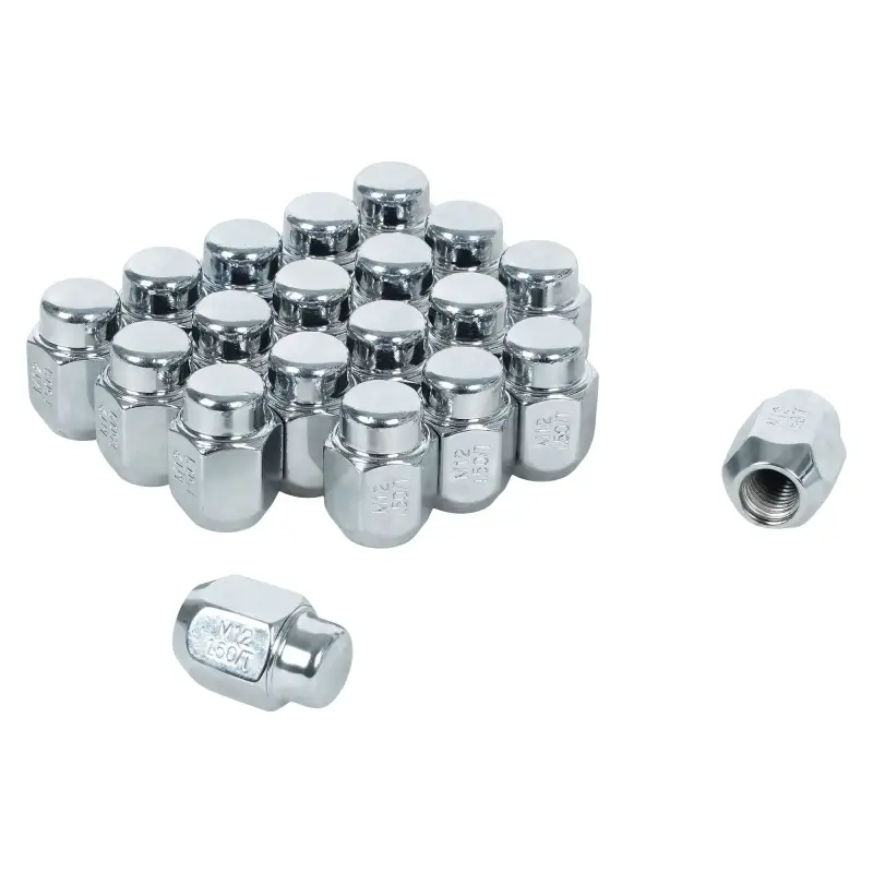 Гайка колесная M12x1,5x32, конус, ключ 21, закрытая, хром для а/м Hyundai/KIA/Toyota