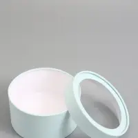 Подарочная коробка , лагуна, завальцованная с окном, 18 х 10 см