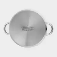 Кастрюля Катунь &laquo;Гретта&raquo;, 7.3 л, d=22 см, с крышкой, капсульное дно, индукция, нержавеющая сталь, AISI - 201, хромированная