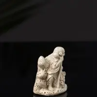 Набор фигурок &laquo;Нэцкэ&raquo;, 5 шт., 20&times;10&times;7 см, бежевый