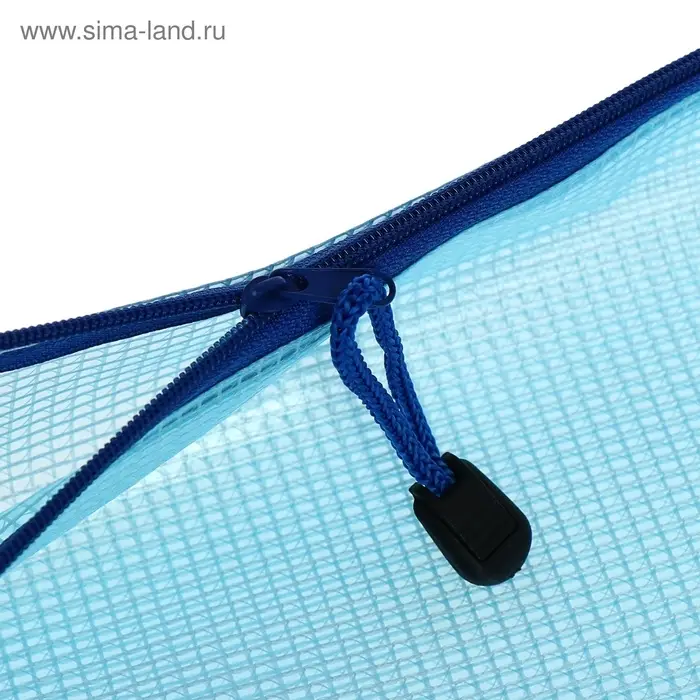 Папка-конверт на молнии А4, Calligrata &laquo;Клеточка&raquo;, МИКС