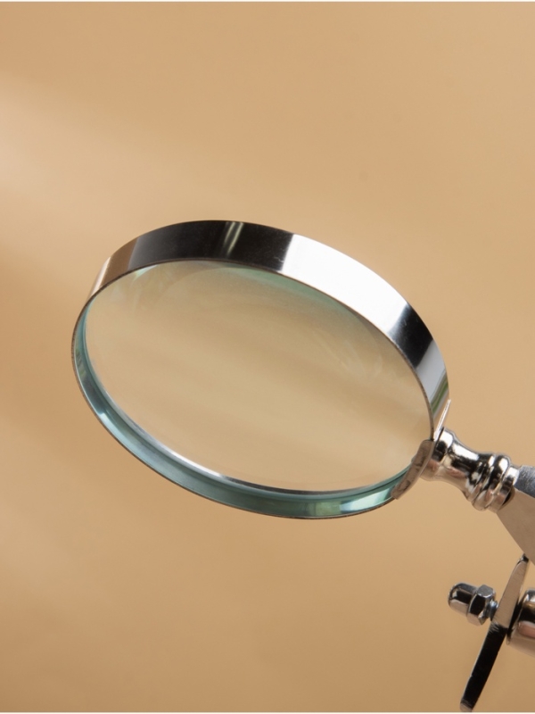 Лупа настольная  Лупа настольная "Самолёт" 15х23х12,5 см, алюминий