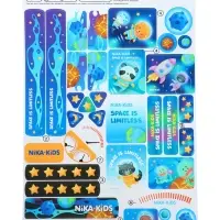 Снегокат &laquo;Тимка спорт 1+&raquo; космический, синий, ТС1-М/К Nika Kids