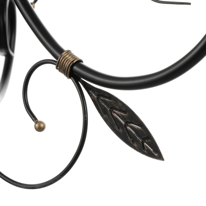 Люстра Люстра "Ариэль" 3xE14 40Вт черно-золотой 58х58х40,5-100 см BayerLux